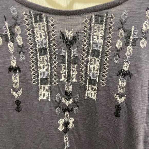 NWT Knox Rose Orión Gray Top; SZ. M. - Picture 4 of 6